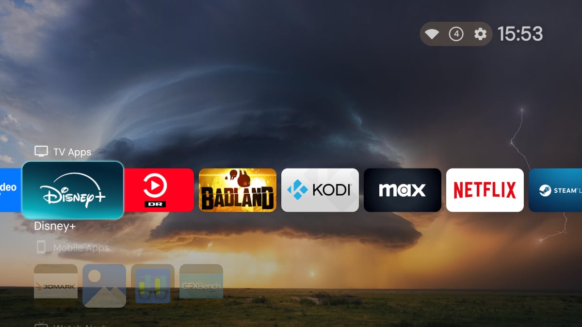 Udskift Google TV brugerflade Udskift Google TV brugerflade