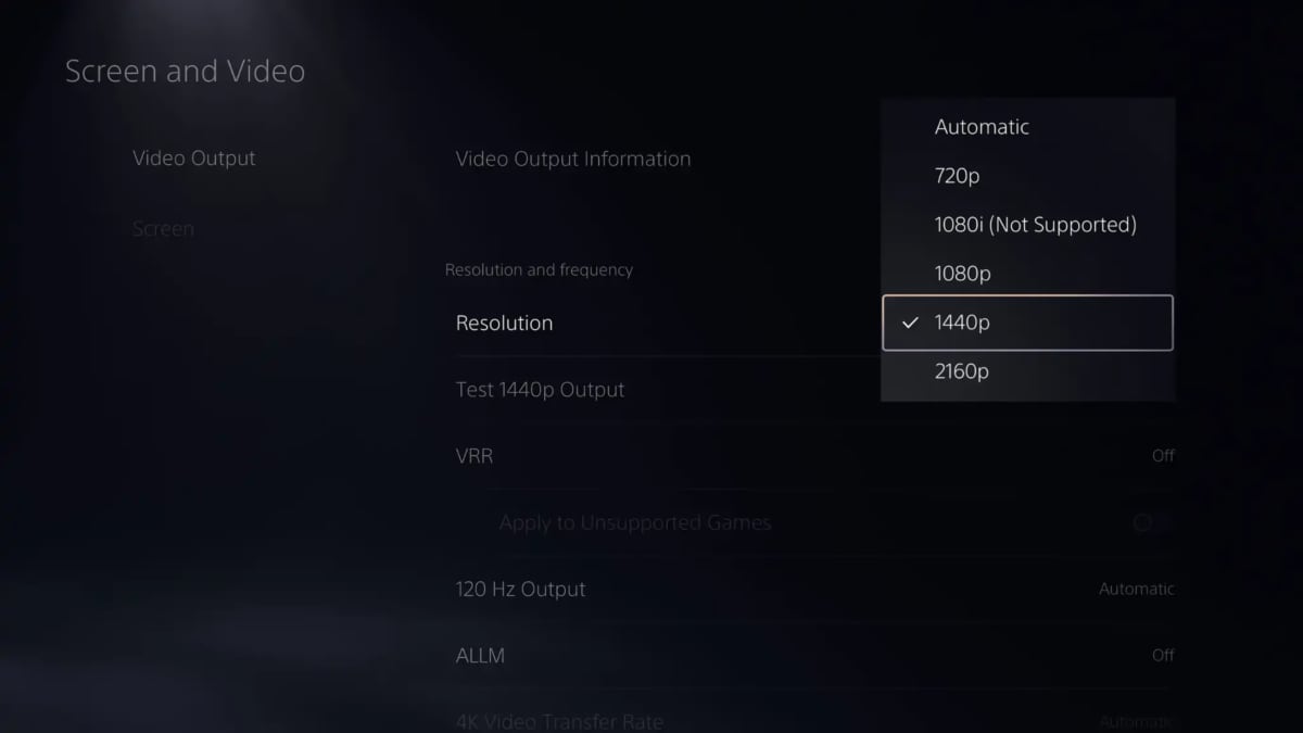 PS5 1440p PS5 1440p