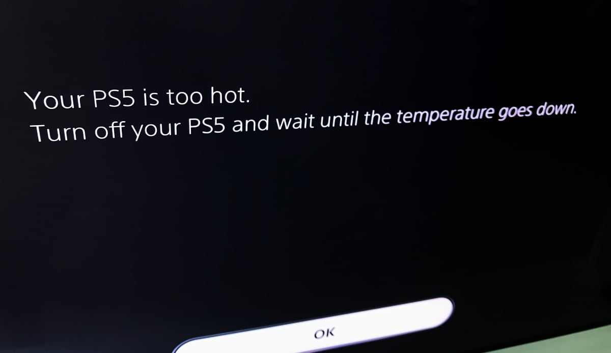 PS5 too hot PS5 too hot