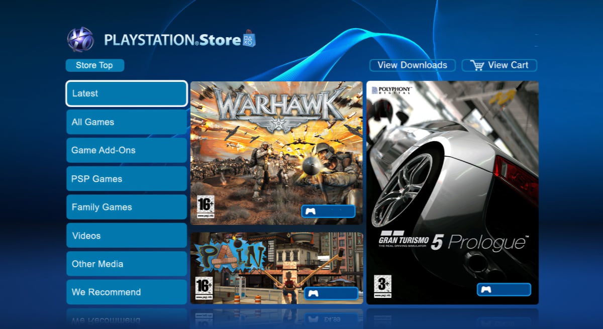 PlayStation Store PS3