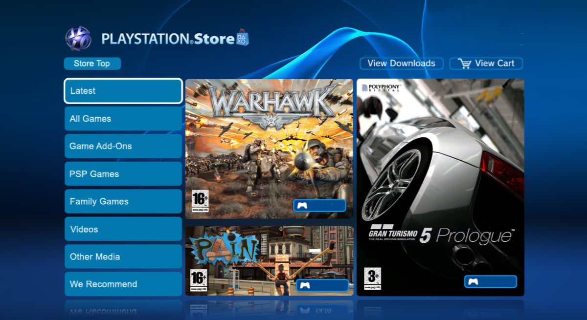 PlayStation Store PS3 PlayStation Store PS3