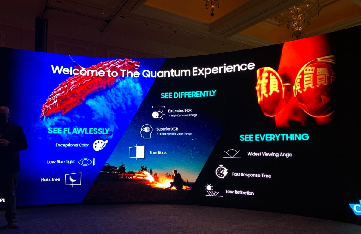 QD-OLED demo