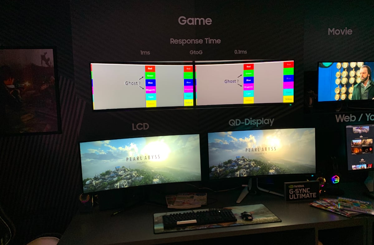 QD-OLED demo