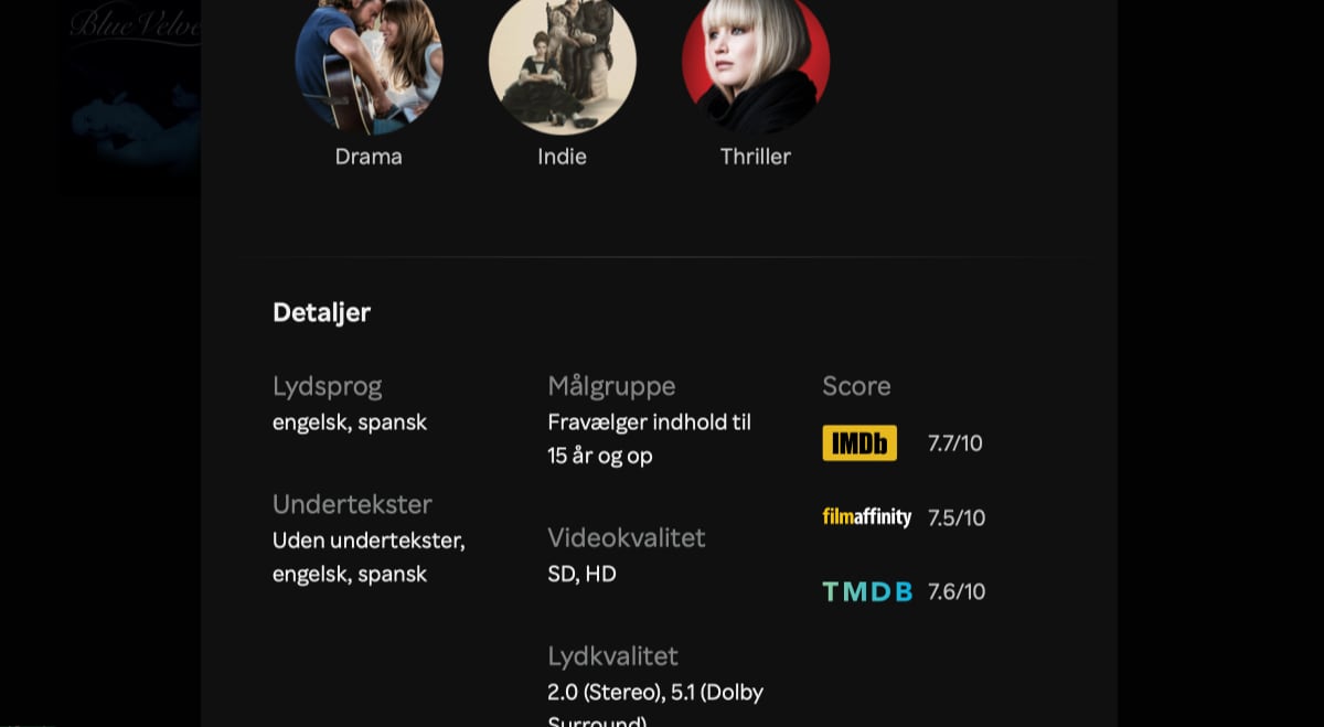 Mangler danske undertekster Mangler danske undertekster