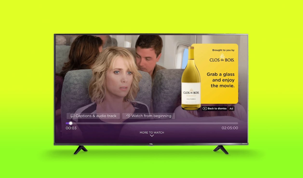 Roku pause-reklamer
