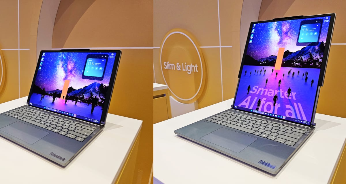 Rollable OLED laptop