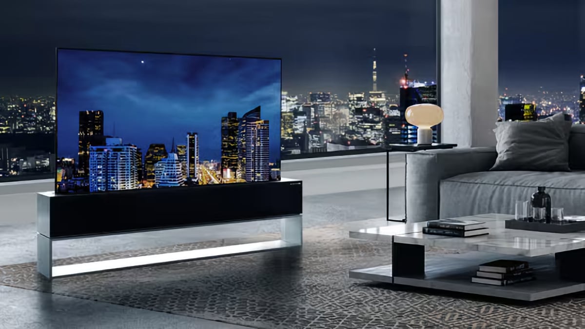 LG rulbar OLED TV