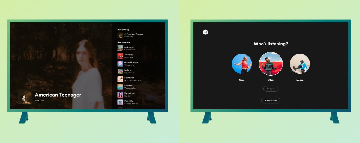 Spotify ny TV app Spotify ny TV app