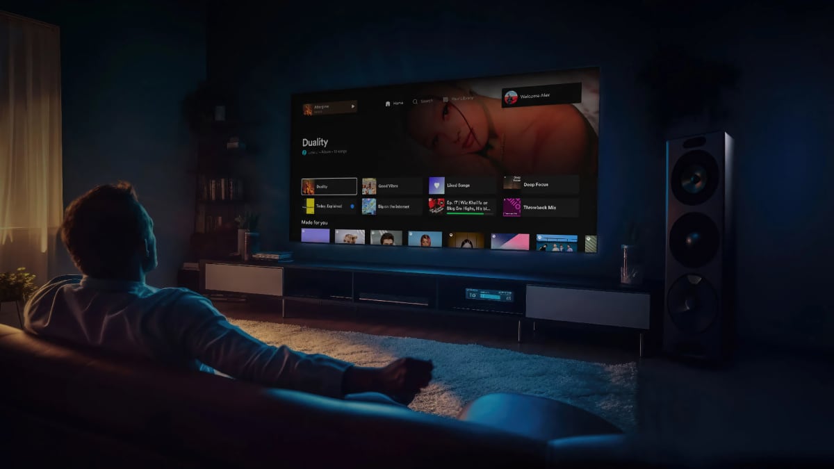 Spotify ny TV app