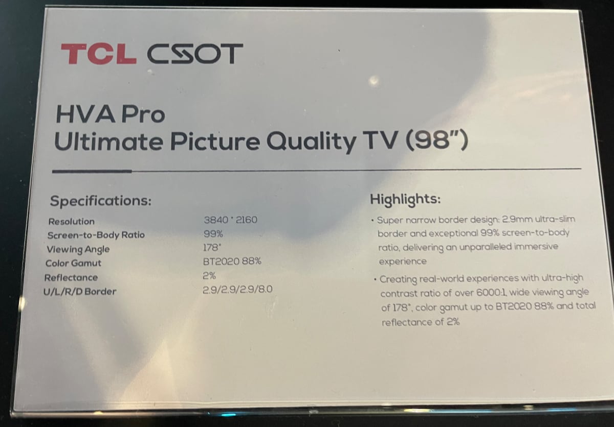 TCL HVA Pro