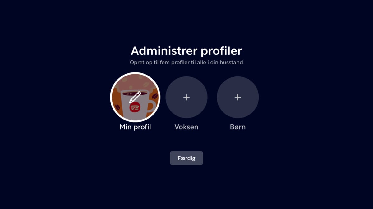 TV 2 Play profiler