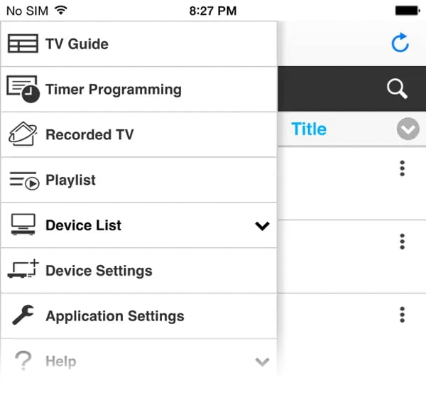 Panasonic Media Center app Panasonic Media Center app