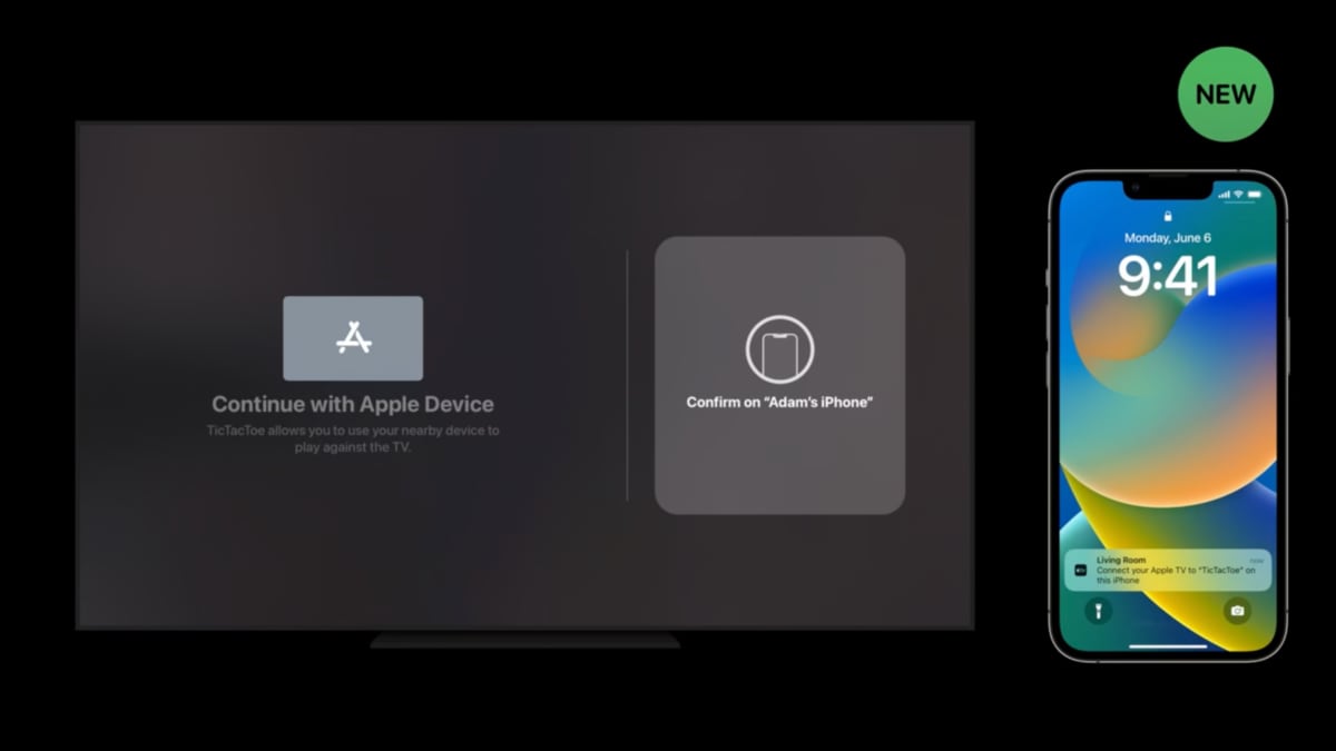 tvOS 16 cross-device