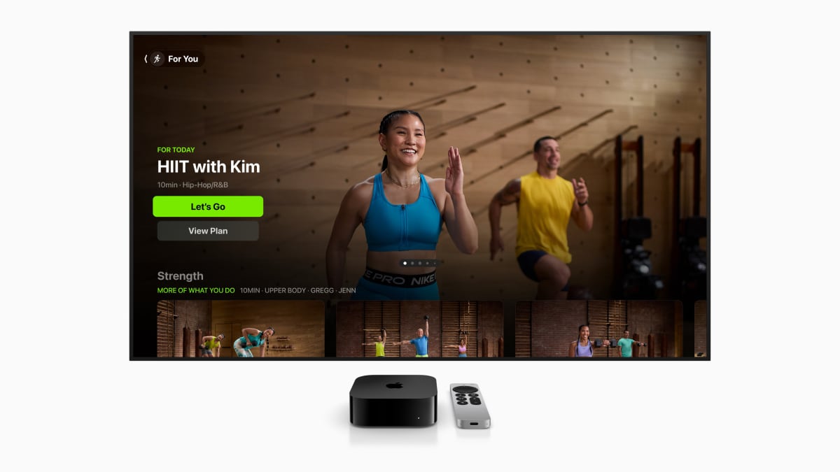 Fitness+ Apple TV