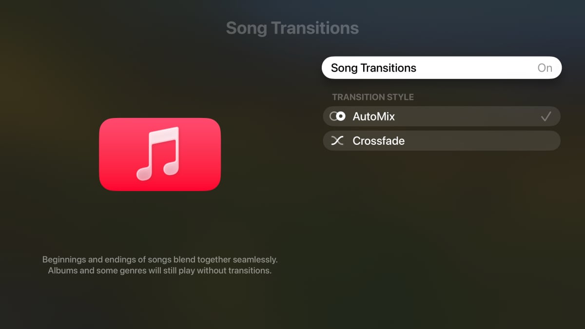 tvOS 27 AutoMix