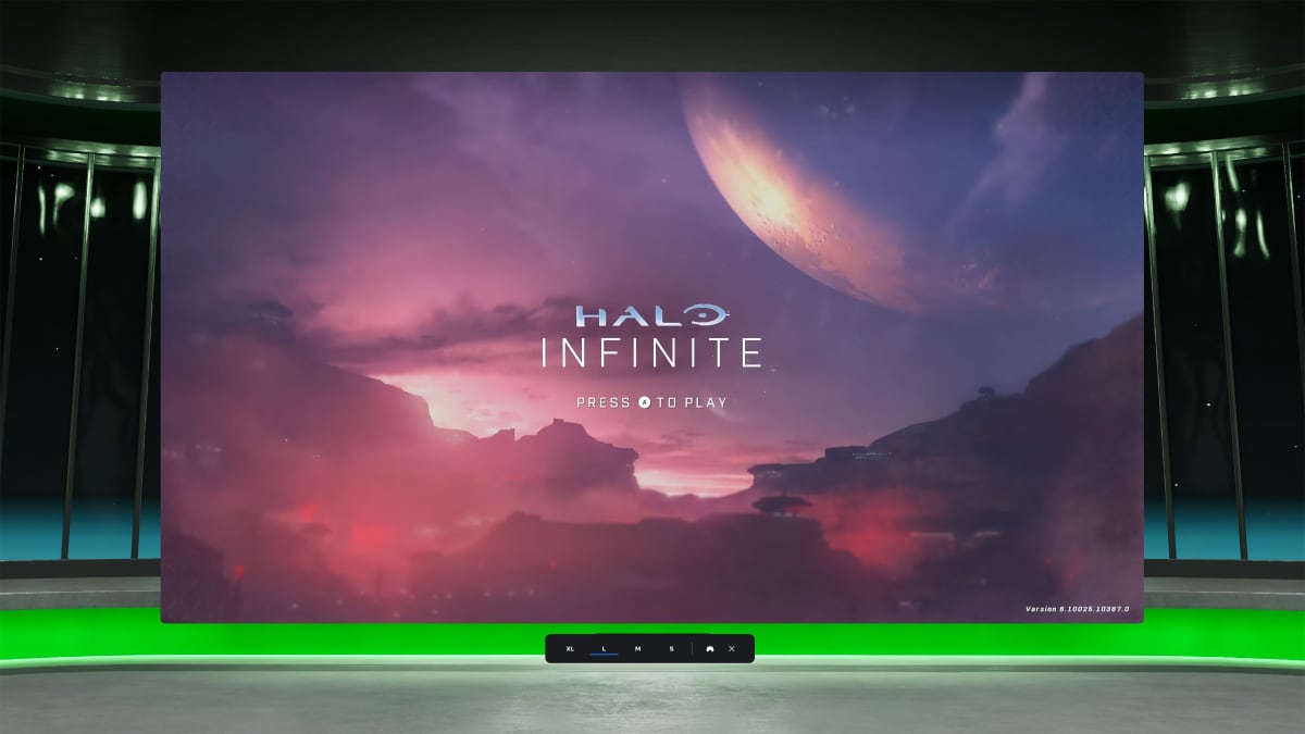 Xbox app på Quest VR